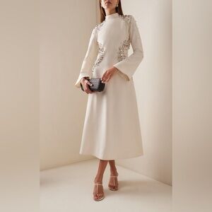 Jonathan Simkhai Odetta dress in white size 8 brand new with tags